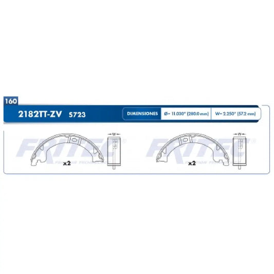 BALATA DEL FRITEC FORD ECONOLINE E150 08-14 / SUPER DUTY 08-13(D13288440)