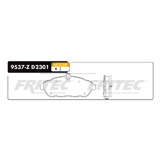 BALATA FRITEC DEL FORD TRANSIT CHASIS 21-25