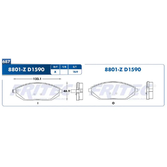 BAL DEL FRITEC CHEV SPARK 11-16(M8801ZD1590FRI)